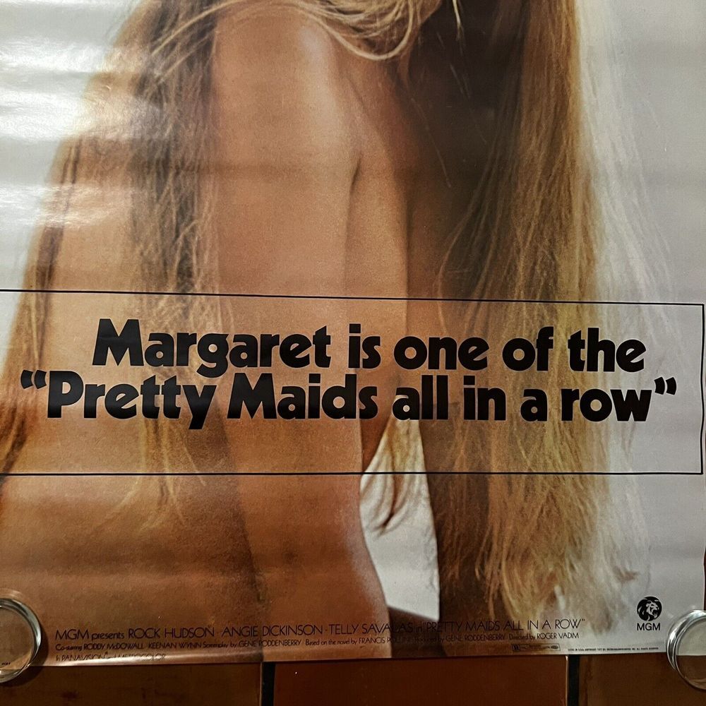 1971 Pretty Maids All In a Row - Margaret Markov Movie Original Poster 27x41" - Picture 3 of 10